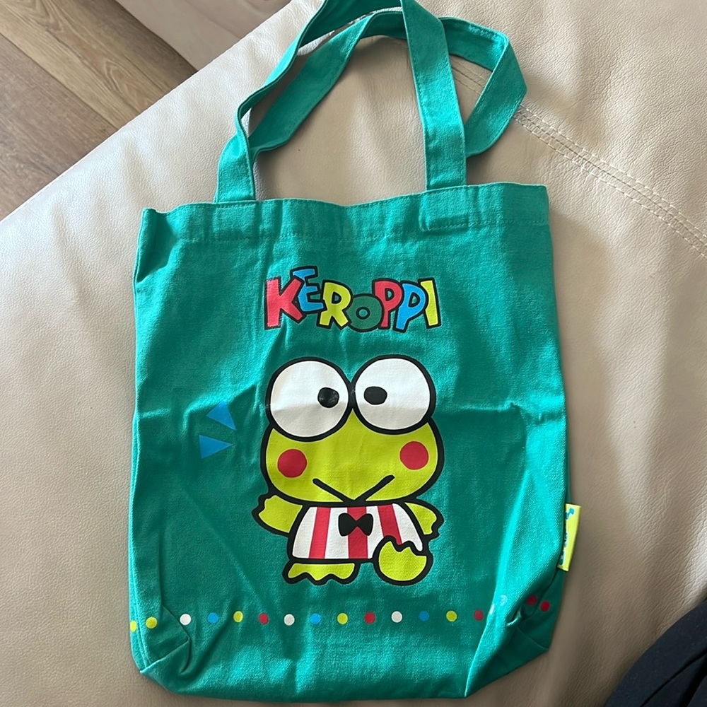 Keroppi canvas bag